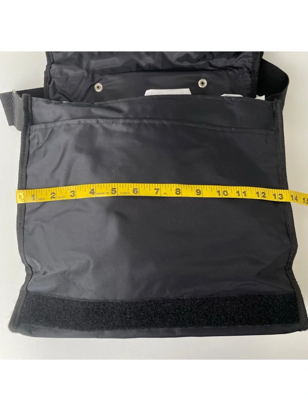 Vintage Dr. Martens Yellow Black Nylon Logo Striped Crossbody Messenger Bag